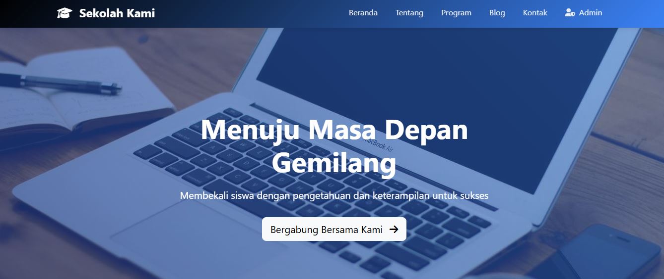 Template Website Untuk Sekolah